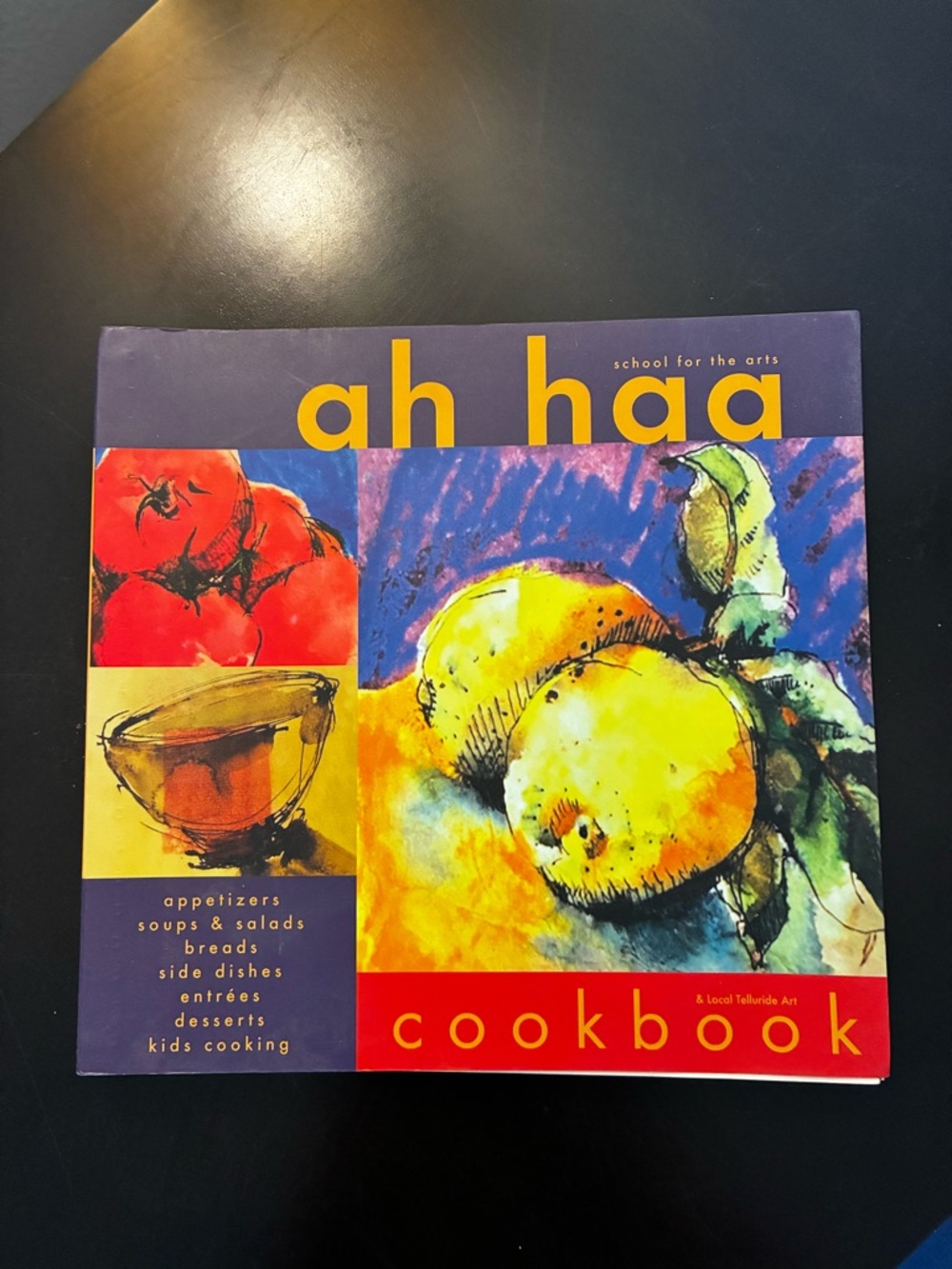 Cookbook - Vibrant Yellow & Red Cover